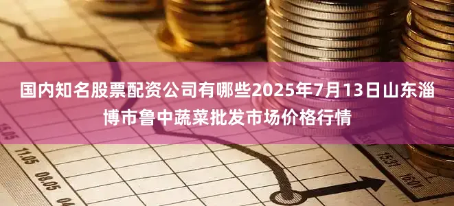 国内知名股票配资公司有哪些2025年7月13日山东淄博市鲁中蔬菜批发市场价格行情