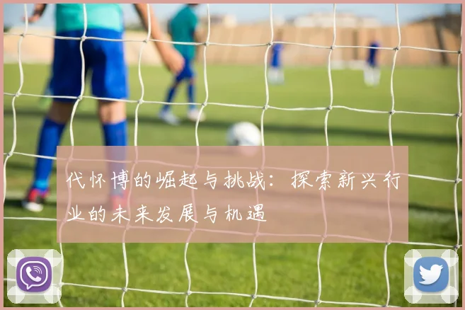 代怀博的崛起与挑战：探索新兴行业的未来发展与机遇